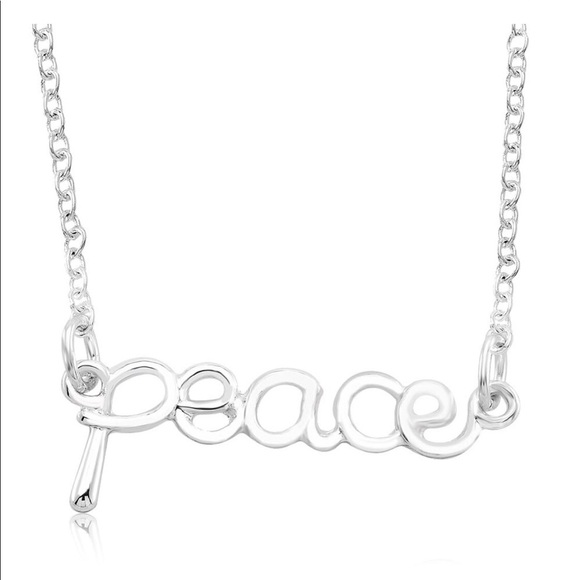 Believe or Peace Inspiration Necklace - Picture 3 of 3
